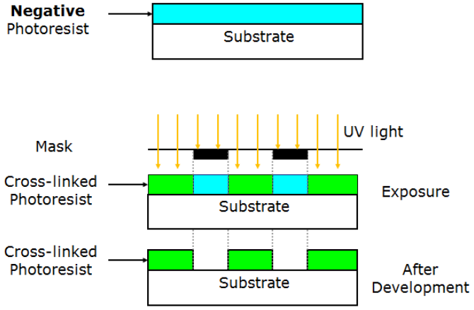 노광 후 현상으로 패턴이 형성되는 기본 원리